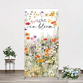 Lofaris Floral Spring Love In Bloom Wedding Rectangle Backdrop